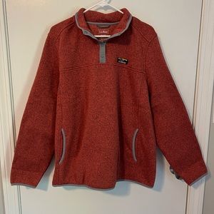 LL Bean Sweater Fleece Pullover